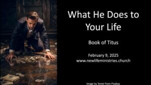 What He Does To Your Life Book of Titus (Pictured: Rich man on floor surrounded by money)